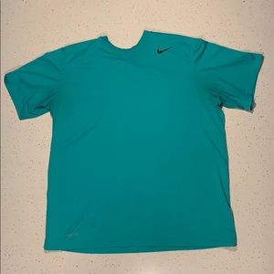 Nike Men’s Dri-Fit Tee Shirt Teal Green Large
